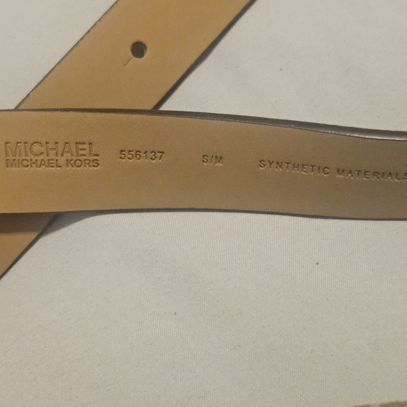 Michael Kors Women’s Belt Fanny Pack MK Signature Logo BROWN/BEIGE/WHITE- S/M - Picture 8 of 9